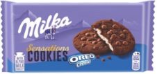 MILKA ΜΠΙΣΚΟΤΑ 156ΓΡ ΚΑΚΑΟ ΜΕ ΓΕΜΙΣΗ OREO ΚΡΕΜΑ SENSATIONS