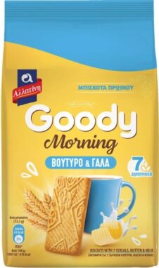 ΑΛΛΑΤΙΝΗ GOODY ΜΠΙΣΚΟΤΑ MORNING 160ΓΡ ΒΟΥΤΥΡΟ & ΓΑΛΑ