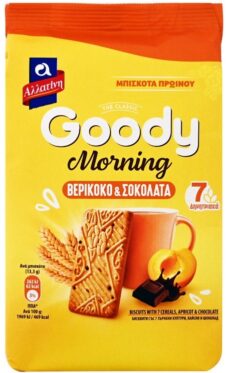 ΑΛΛΑΤΙΝΗ GOODY ΜΠΙΣΚΟΤΑ MORNING 160ΓΡ ΣΟΚΟΛΑΤΑ ΒΕΡΙΚΟΚΟ