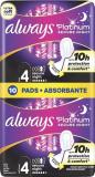 ALWAYS ΣΕΡΒΙΕΤΕΣ 10ΤΕΜ SECURE NIGHT PLATINUM ΜΕ ΦΤΕΡΑ DUO